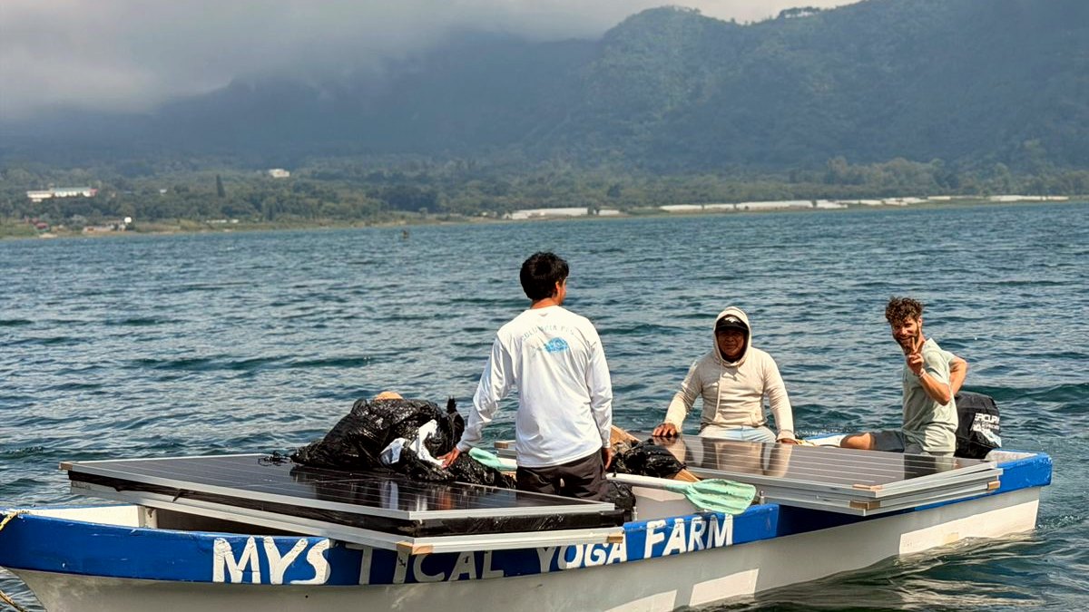 Will crossing Lake Atitlán by boat with new solar panels for the farm